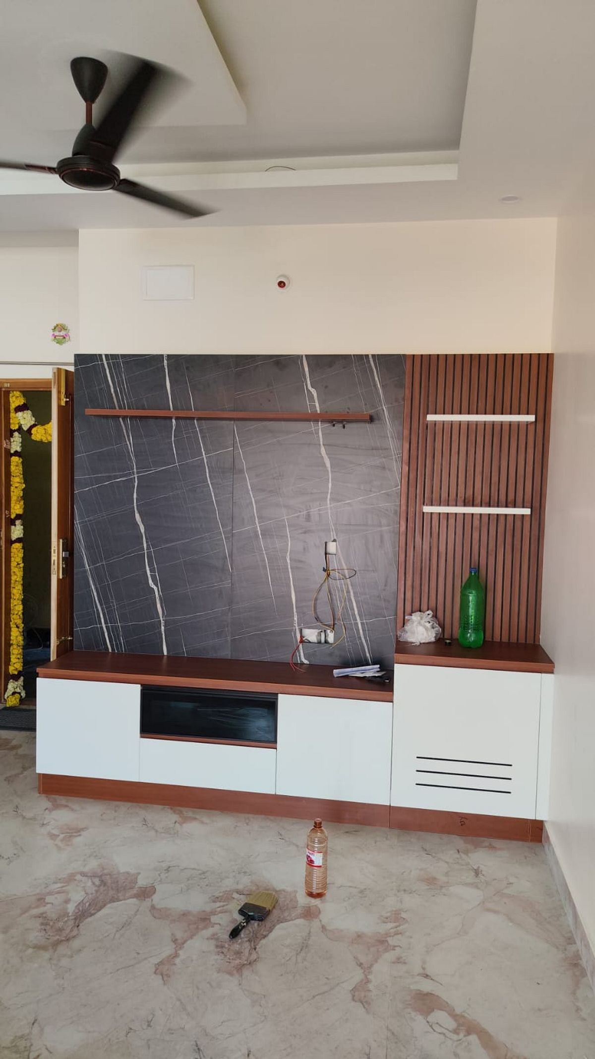 TV Unit Under Construction