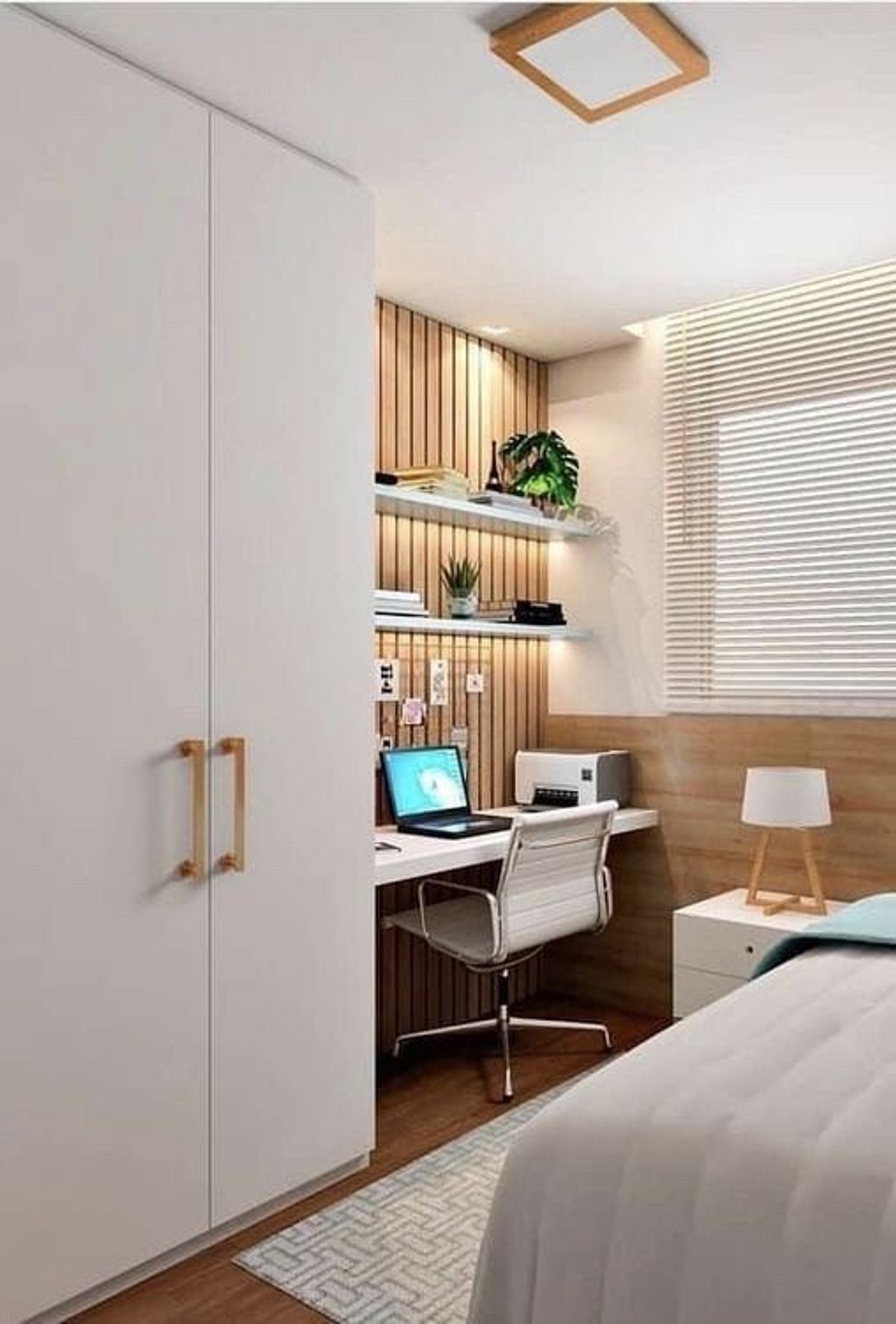 Bedroom Wardrobe & Study Nook